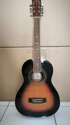S.Yairi YM-17, guitar mini s yairi, đàn guitar travel cũ, guitar mini sunburst, mua guitar cho bé tập, s yairi ym17 vs giá rẻ